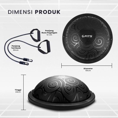FITS Premium Balance Bosu Ball