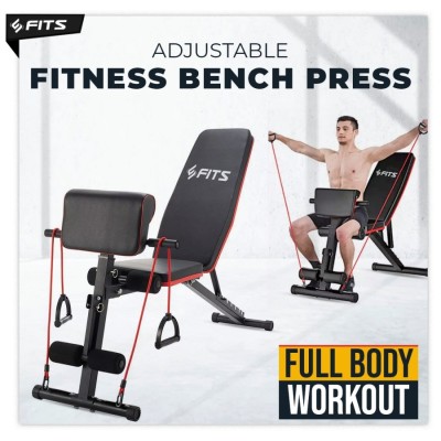 FITS Adjustable Fitness Bench Press Gym