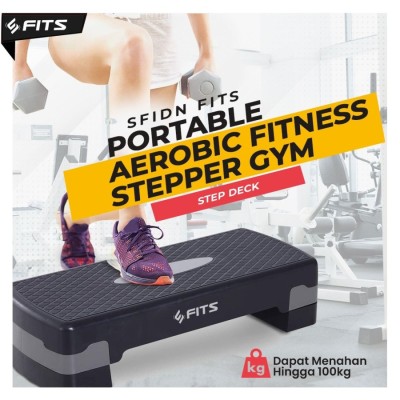 FITS Portable Aerobic Fitness Stepper Gym