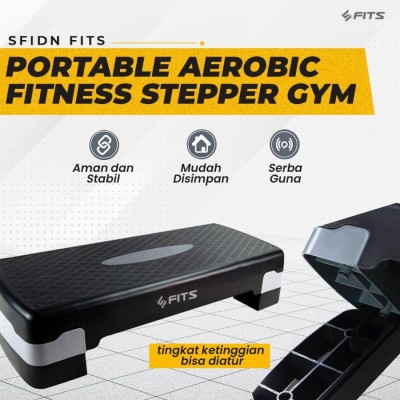 FITS Portable Aerobic Fitness Stepper Gym